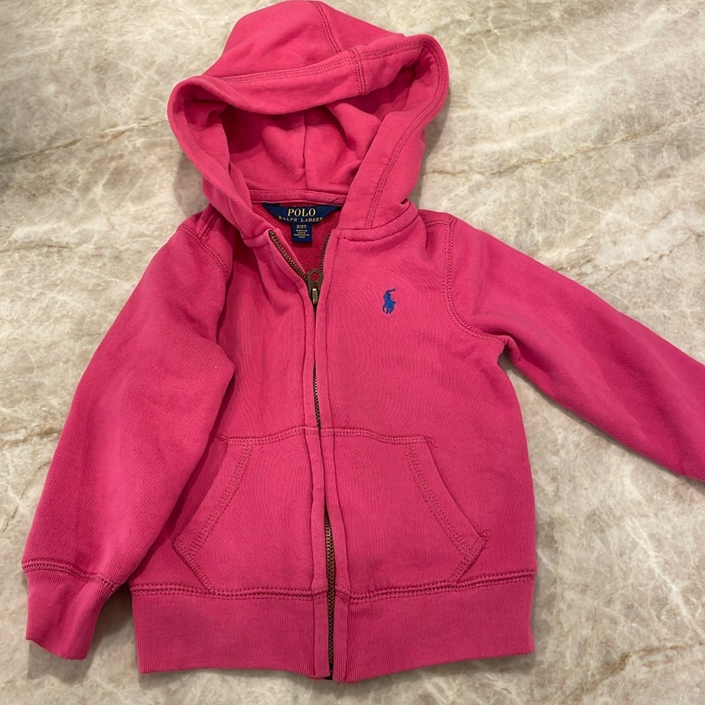 Polo zip up sweatshirt